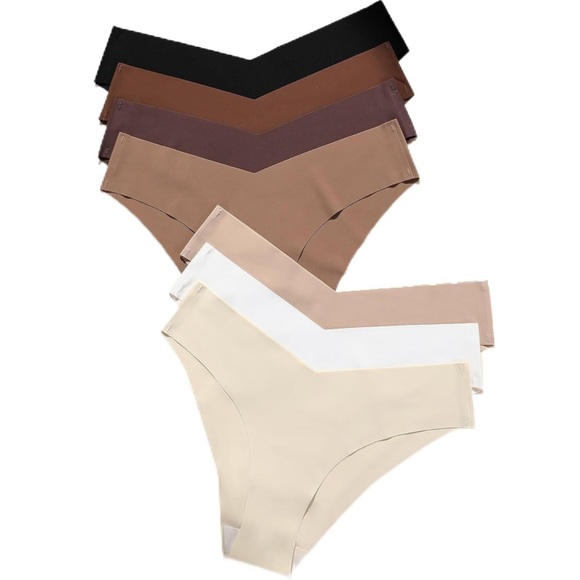 Women's 7 Pieces Seamless Cheeky Panties Size Large - Picture 1 of 5